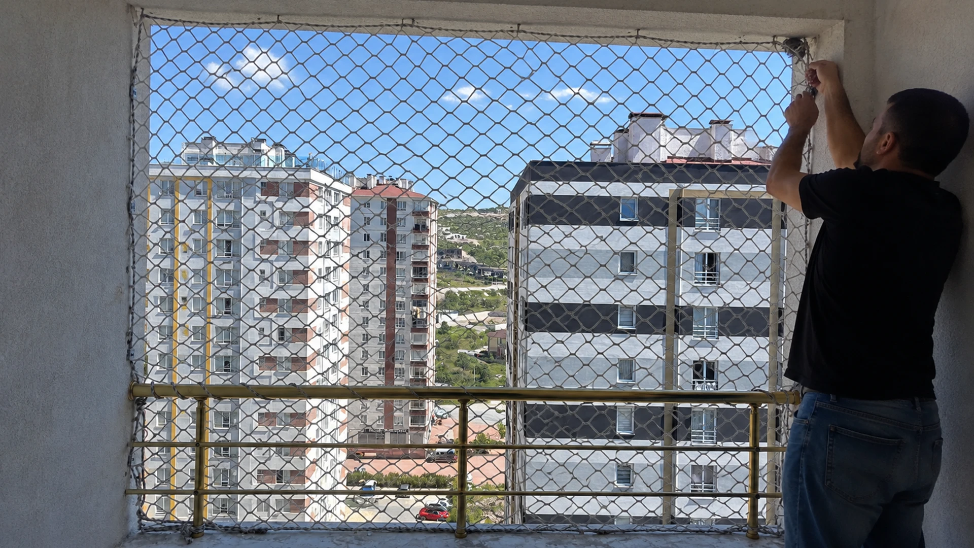 Güvenlik filesi uygulama örneği, Kayseri No25